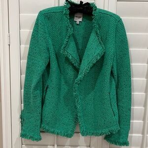 Women's Nic + Zoe Fringe Mix Jacket - Like New